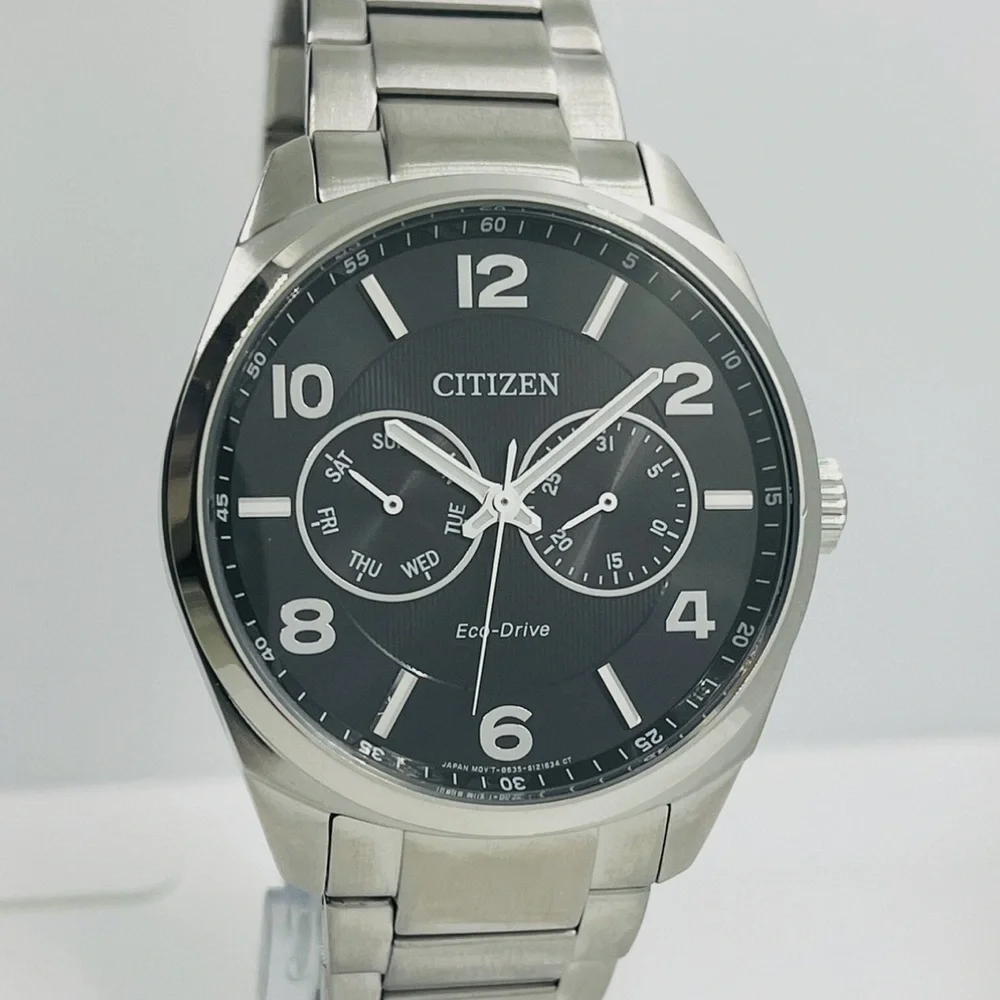 Citizen Eco-Drive Corso Stainless Steel Men's Watch AO9020-84E Brand New